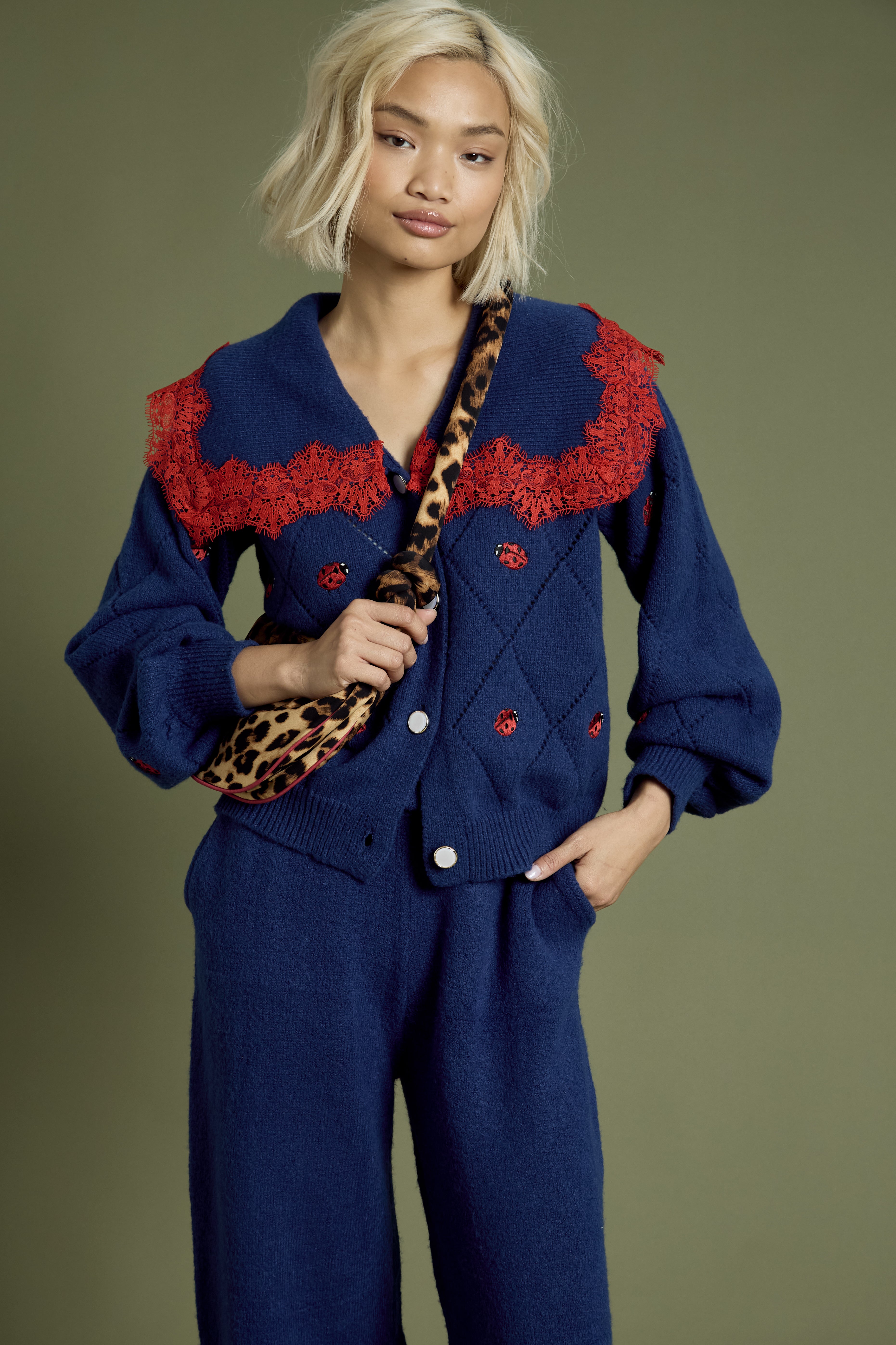 Mavis Ladybird Cardigan