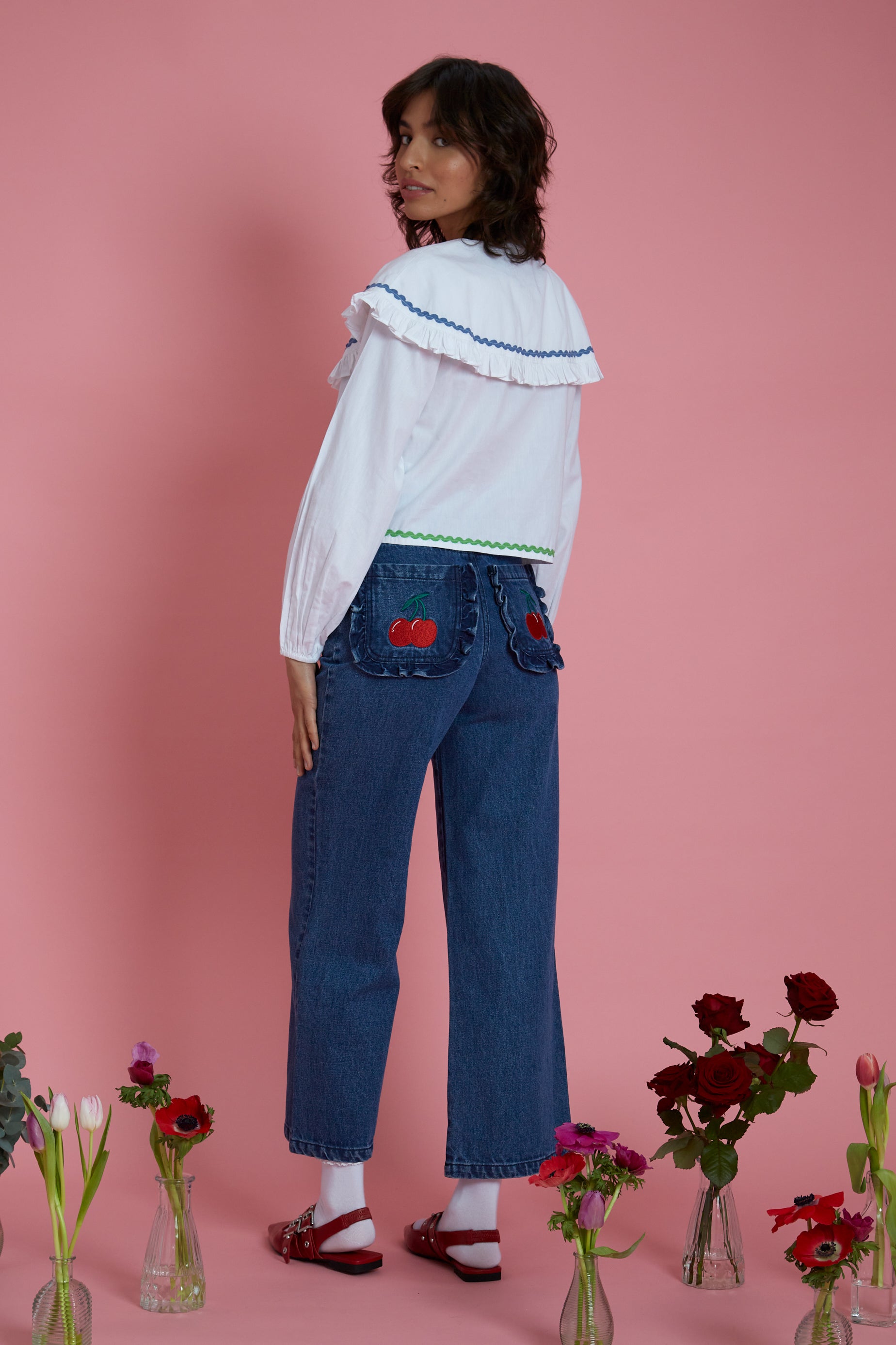 Dahlia Cherry Jeans