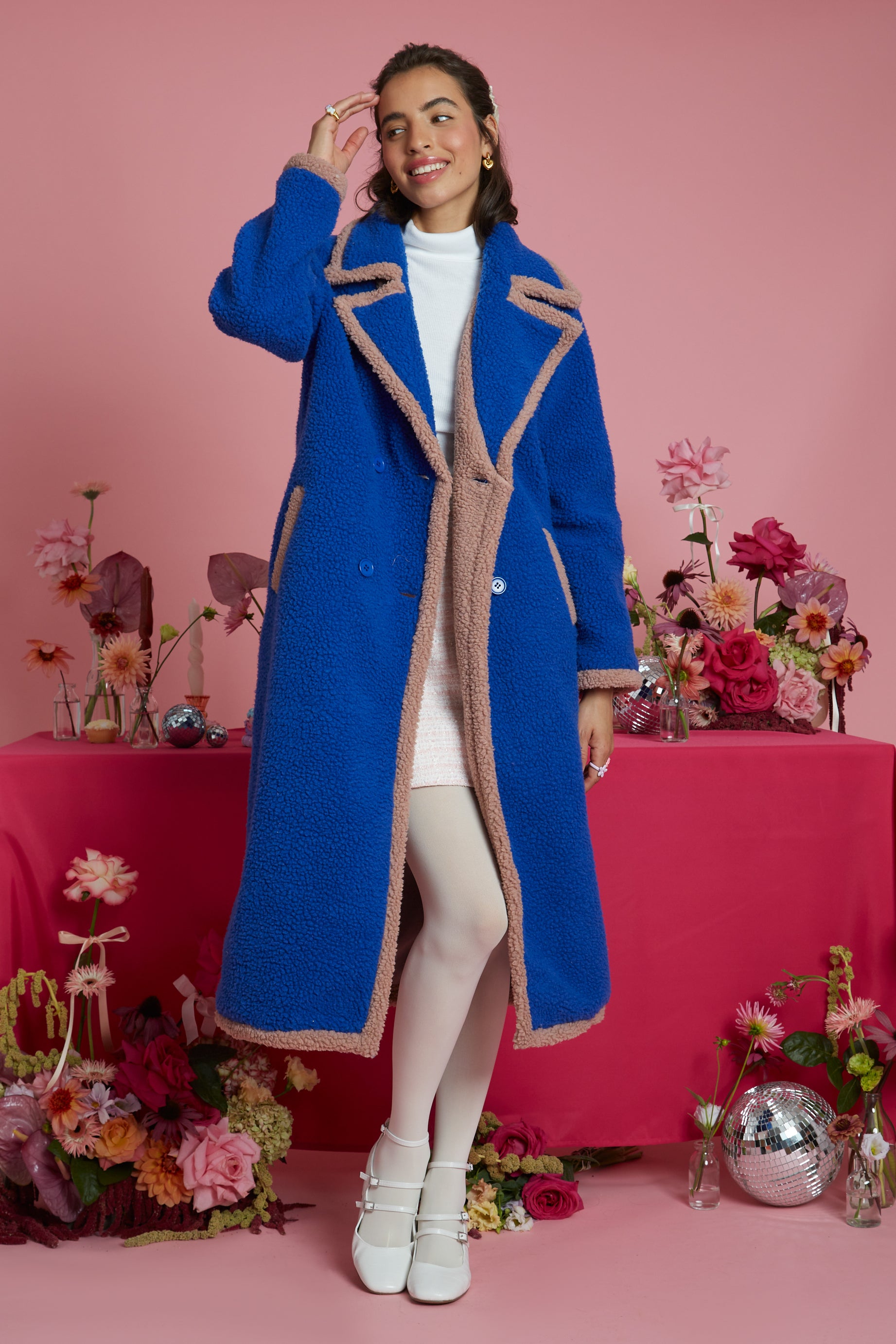 Blue borg outlet coat