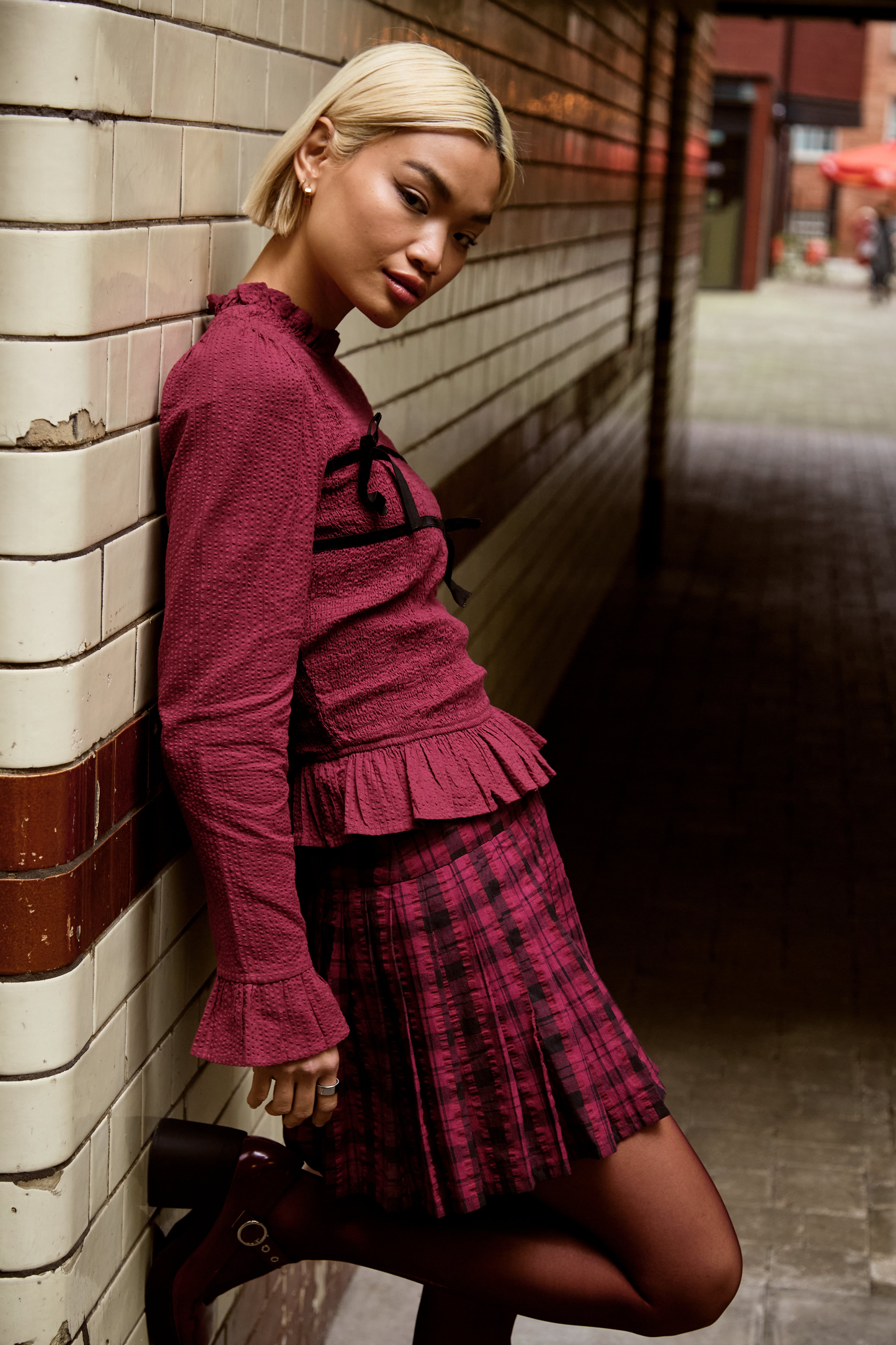 Avery Tartan Skirt