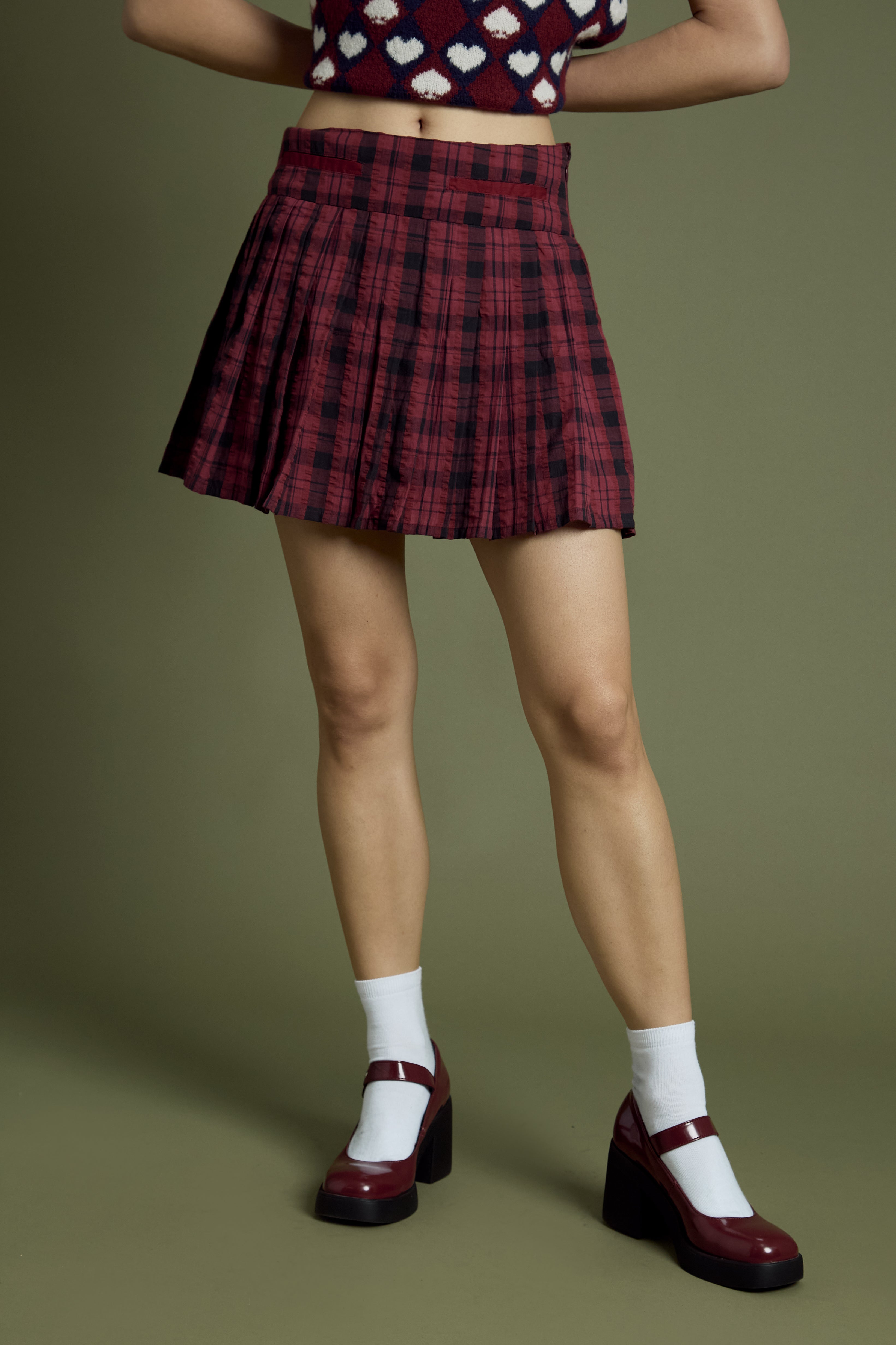 Avery Tartan Skirt