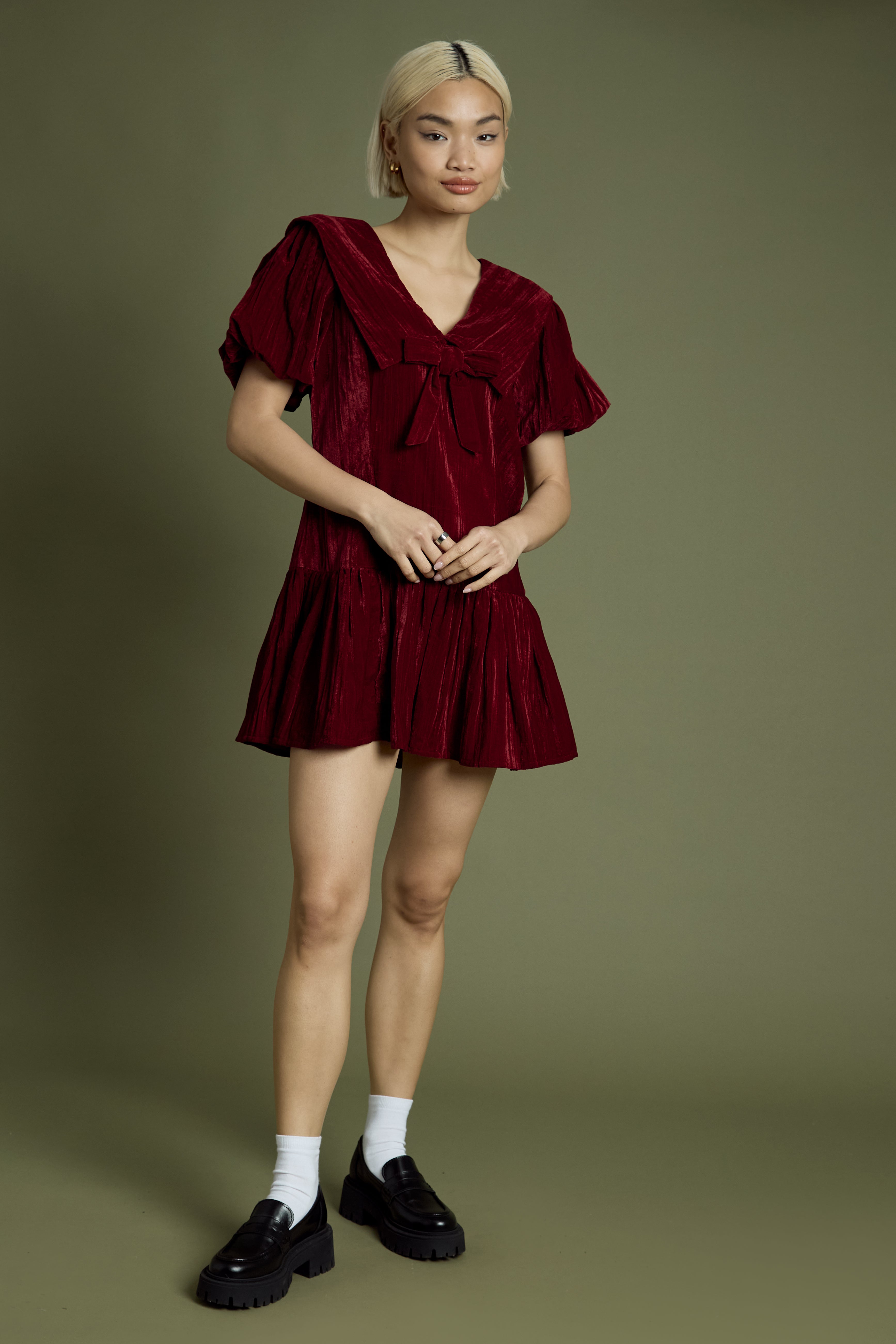 Sabrina Velvet Mini Dress