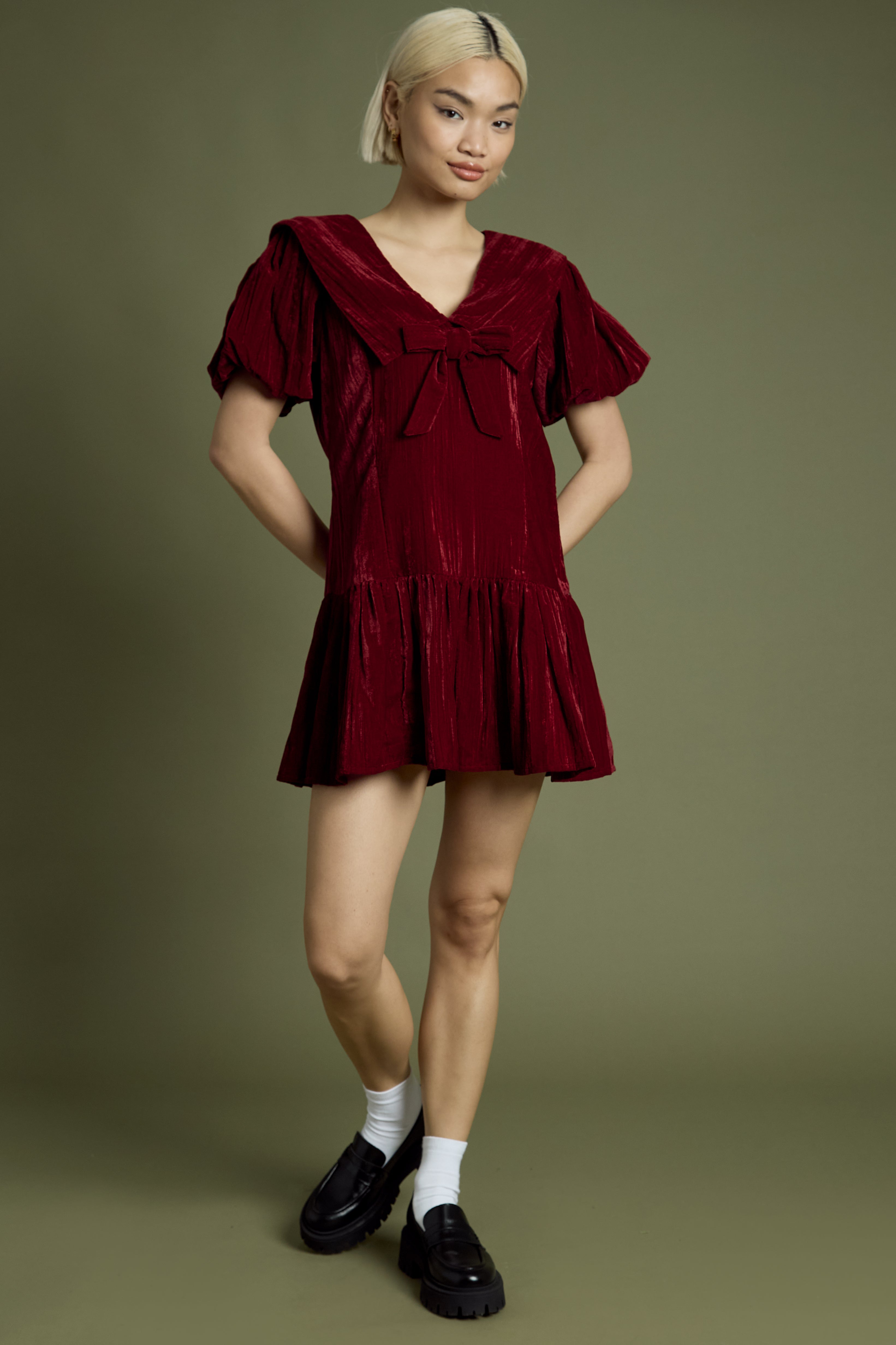 Sabrina Velvet Mini Dress